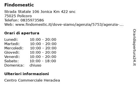 PittaRosso a Policoro in S.S. 106 Jonica, Km 422: ⏰ orari